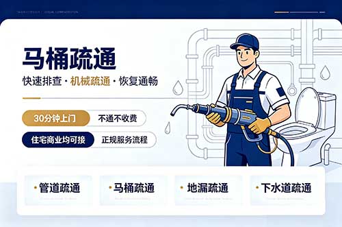 长丰马桶疏通