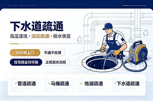 长丰下水道疏通