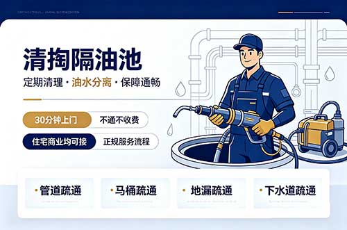 长丰清掏隔油池